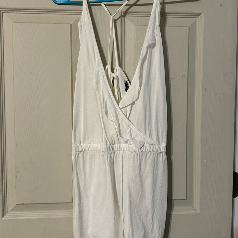 Topshop White Jumpsuit
